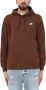 Nike Fleece Hoodie met Trekkoordcapuchon Brown Heren - Thumbnail 2