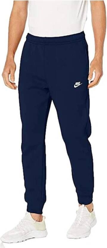 Nike Foundation Cuffed Fleece Pants Heren Midnight Navy Midnight Navy White- Heren Midnight Navy Midnight Navy White - Foto 1