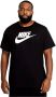 Nike Zwarte Katoenen Oversized T-shirts en Polos Black Unisex - Thumbnail 9