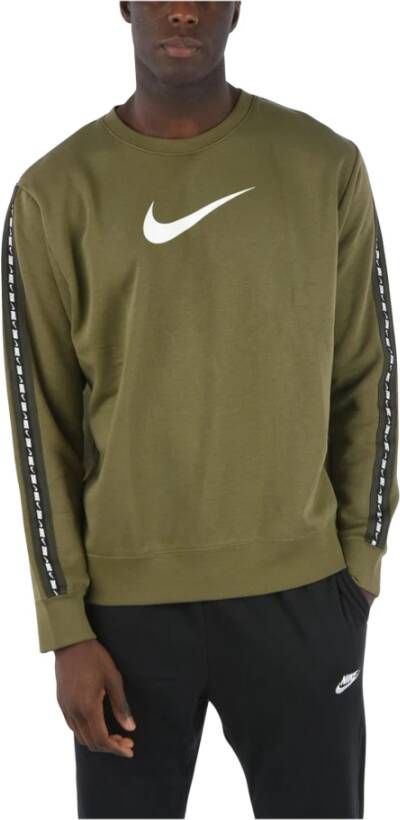 Nike Comfortabele Crew Neck Jumper Groen Heren