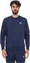 Nike Comfortabele Fleece Crewneck Sweatshirt Blauw Unisex - Thumbnail 1