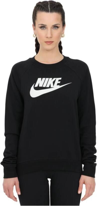 Nike Comfortabele Oversized Sweater Zwart Dames