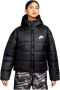 Nike Sportswear Synthetic-fill Repel Hooded Jacket Pufferjassen Kleding black black white maat: M beschikbare maaten:XS M L - Thumbnail 1
