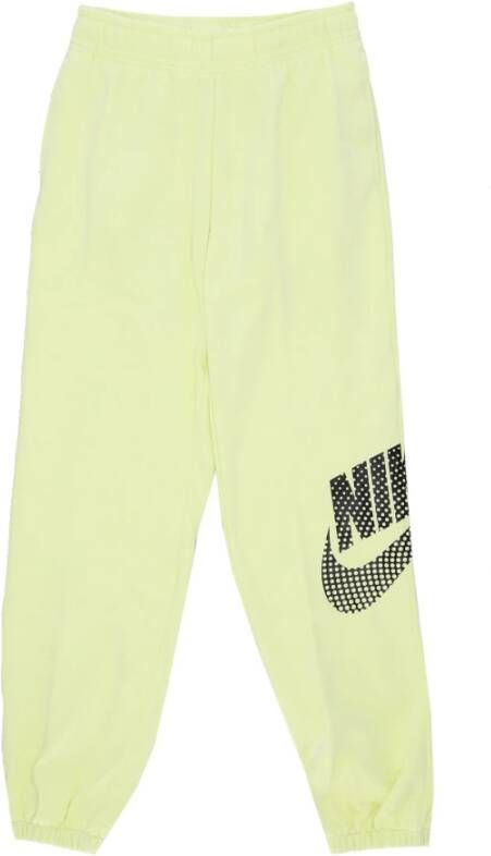 Nike Dance Fleece Oversized Broek Lichtgewicht Sportkleding Green Dames