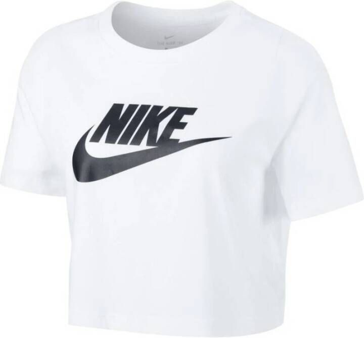 Nike Essentiële sportkleding vrouw t -shirt Wit Dames