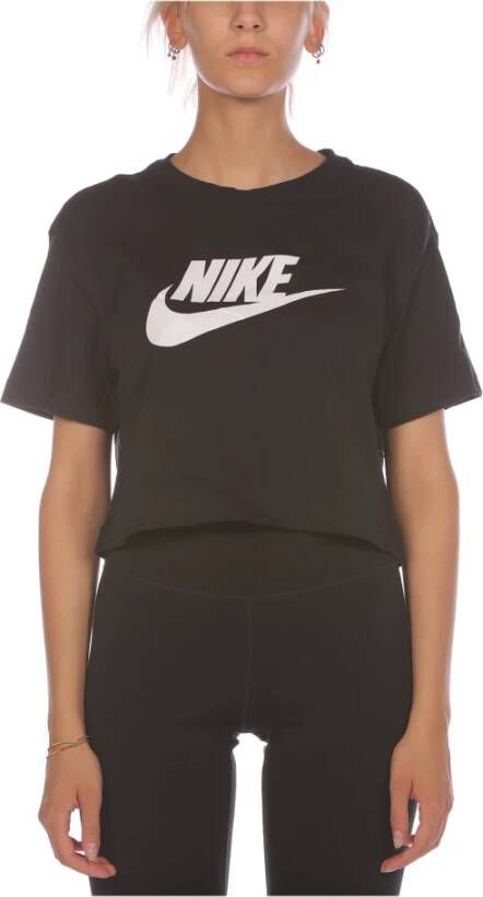 Nike Essentiële Training T-Shirt Zwart Dames