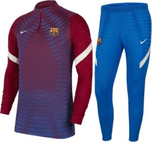 Nike FC Barcelona Elite Trainingset 2021-2022 Rood Heren
