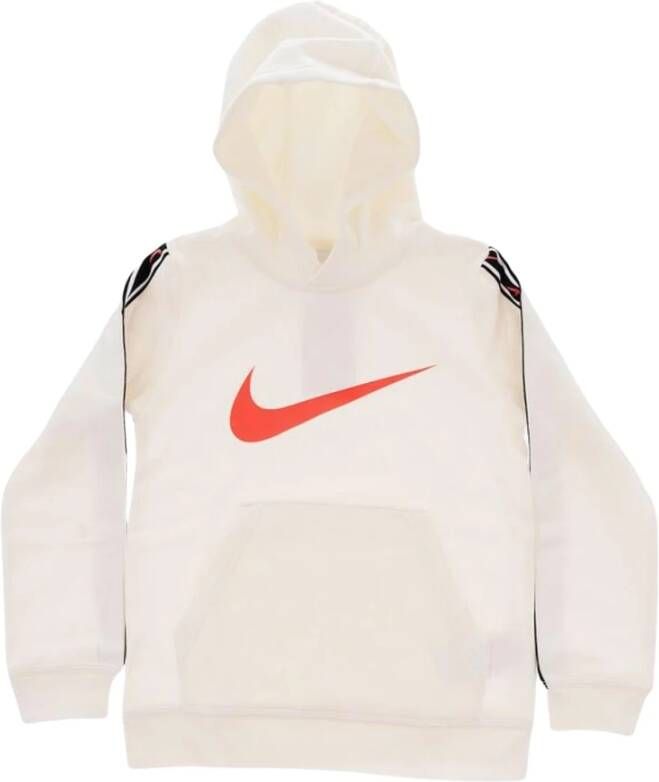 Nike Fleece Logo Hoodie Wit Heren