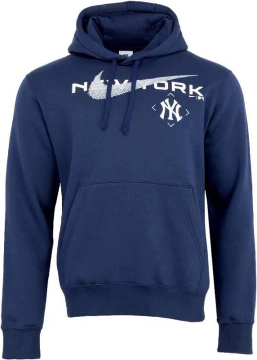 Nike Heren Hoodie Blijf Comfortabel en Stijlvol Blauw Heren