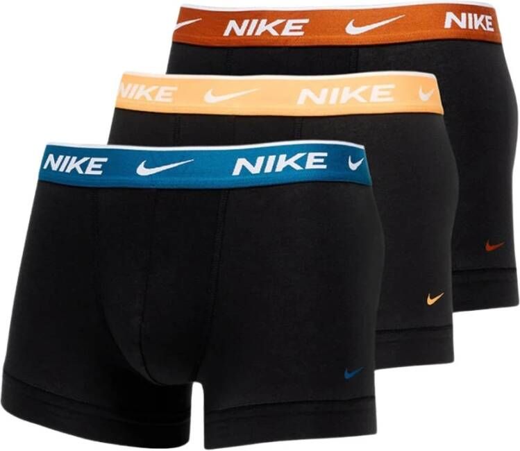 Nike Heren Zwart Print Ondergoed Zwart Heren