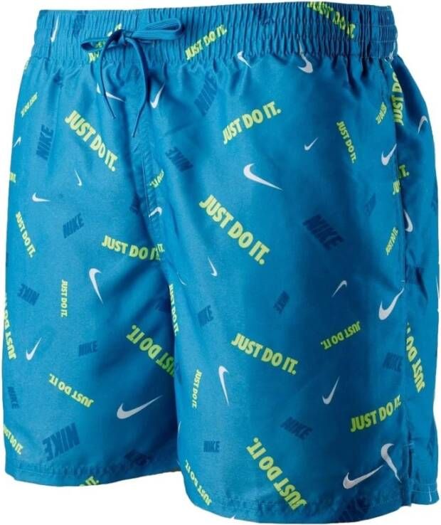 Nike Heren Zwembroek Logofetti LAP 5 Nessb591 Blauw Heren