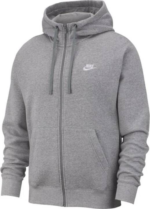 Nike Hoodie Fz BB Sweatshirt voor mannen Grijs Heren