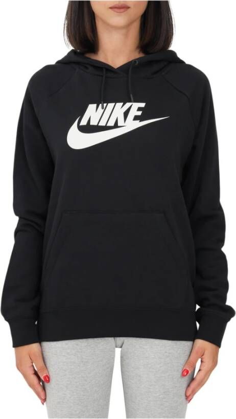 Nike Sportswear Essential Fleecehoodie voor dames Zwart