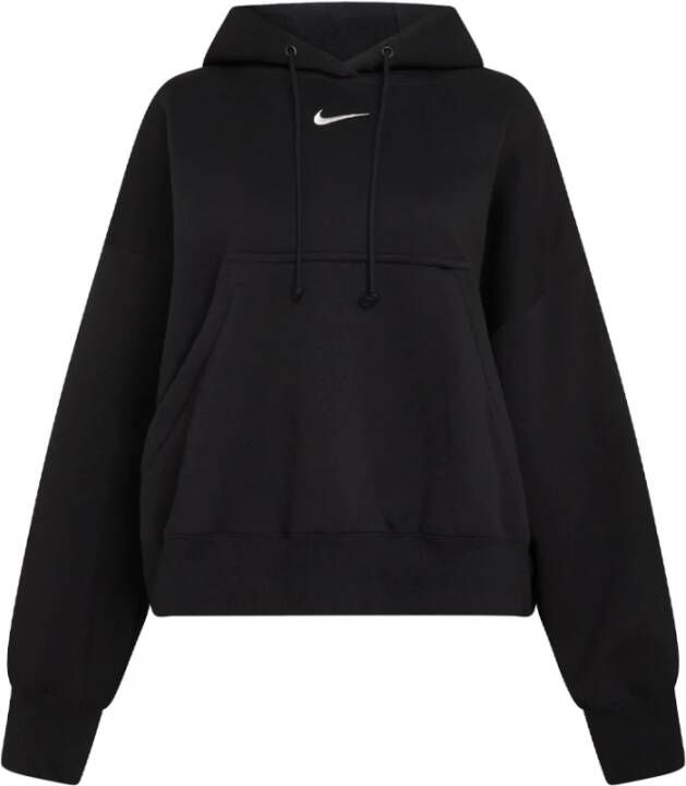 Nike Sportswear Oversized hoodie voor dames van jersey Zwart