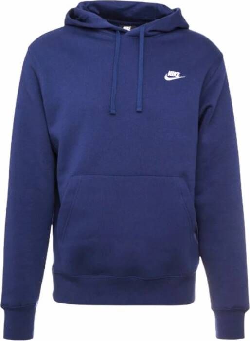 Nike Comfortabele en stijlvolle Sportswear Club hoodie Blauw Unisex