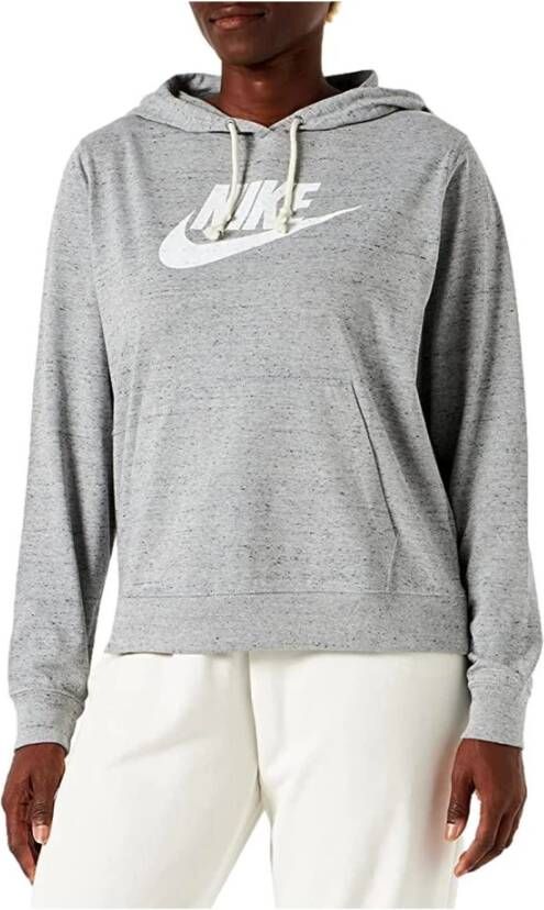 Nike Sportswear Gym Vintage Hoodie voor dames Grijs