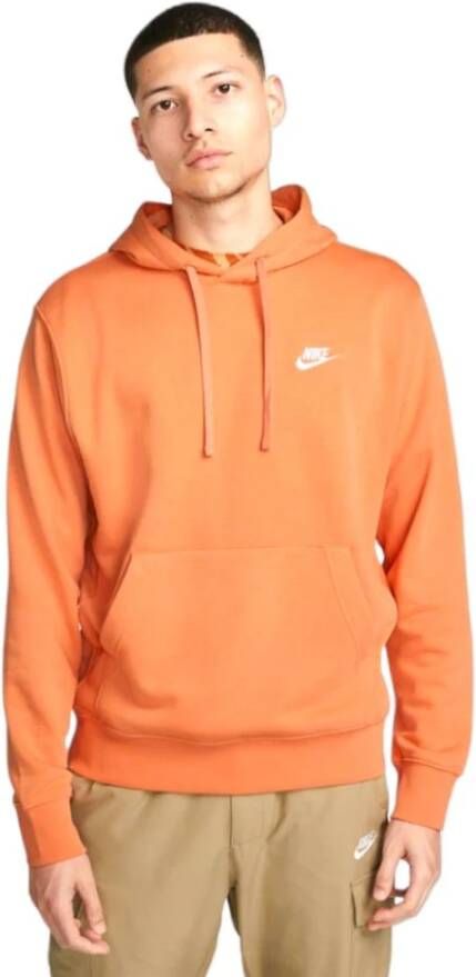 Nike Hoodies Oranje Heren