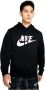Nike Sportswear Club Fleece Hoodie met graphic voor heren Zwart - Thumbnail 2