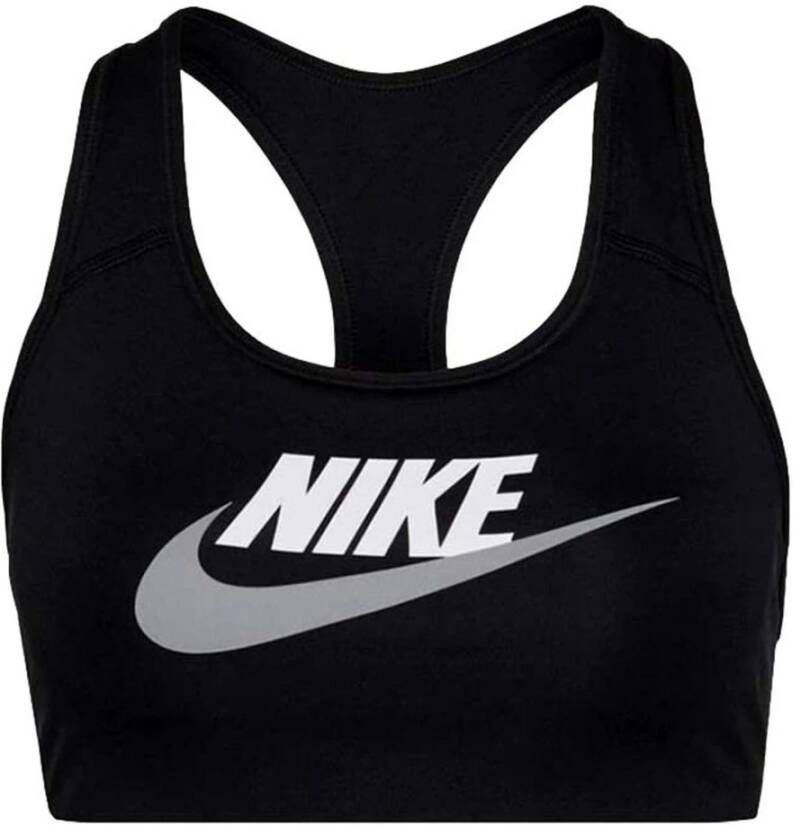 Nike Hoogwaardig trainings T-shirt Zwart Dames