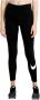 Nike Sportswear Essential Legging met halfhoge taille en Swoosh voor dames Zwart - Thumbnail 7