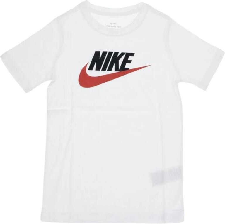 Nike Klassiek Crew-Neck T-Shirt voor Heren Wit Heren