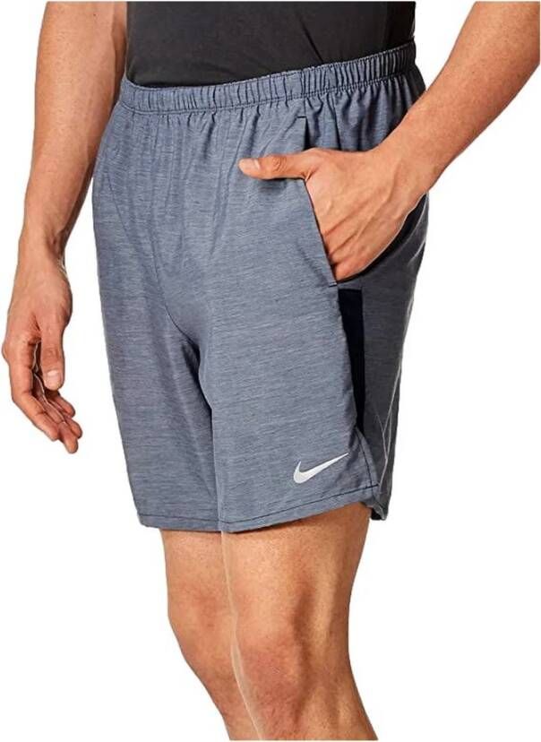 Nike Challenger Hardloopshorts met binnenbroek voor heren (18 cm) Blauw