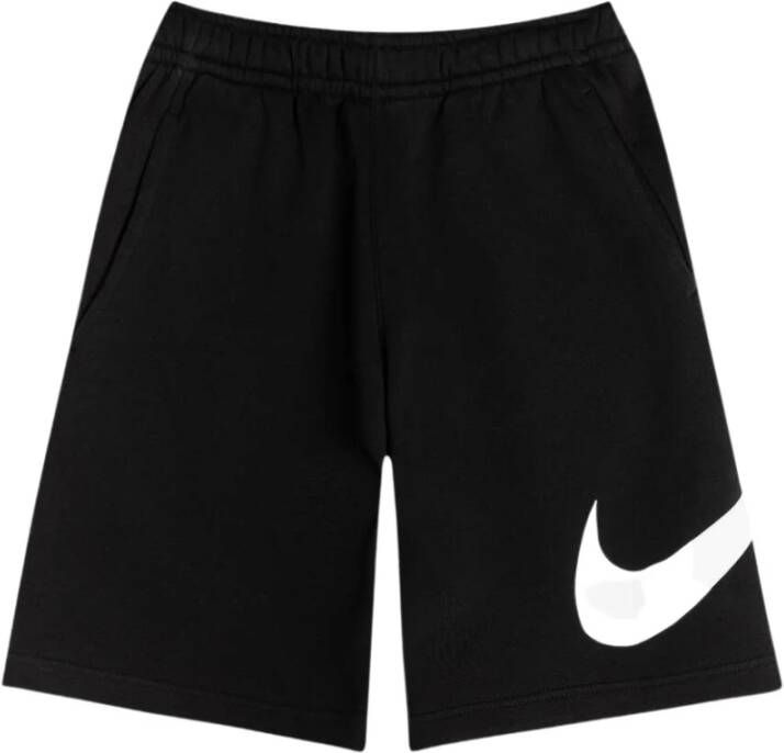 Nike Sportswear Club Graphic Shorts Sportshorts Kleding black white white maat: XL beschikbare maaten:S L XL