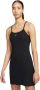 Nike Geribde Jurk Sportkleding Essentials Black Dames - Thumbnail 2