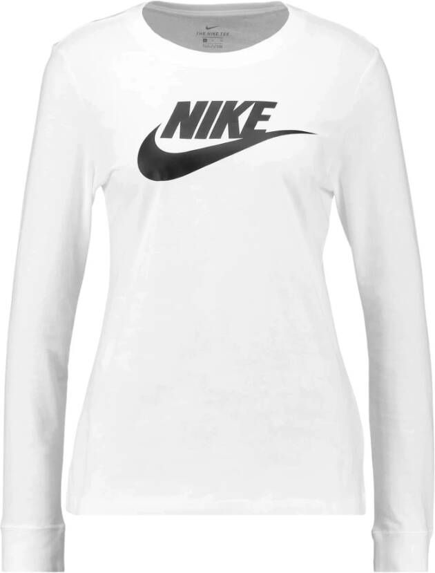 Nike Sportswear T-shirt met lange mouwen voor dames Wit