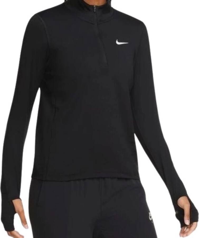 Nike Lange mouwen trainingsshirt Zwart Dames
