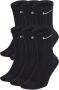Nike Lichtgewicht zwarte sokken voor dagelijks gebruik Zwart Unisex - Thumbnail 1