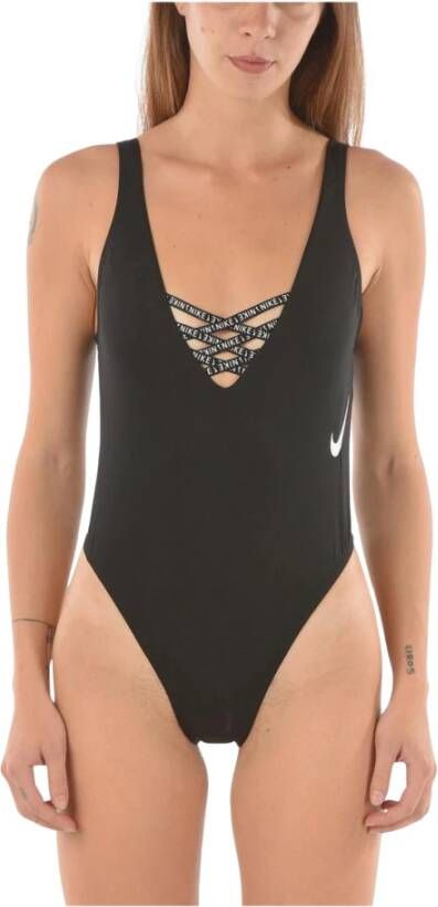 Nike "Meisjes Eendelig Badpak" Zwart Dames