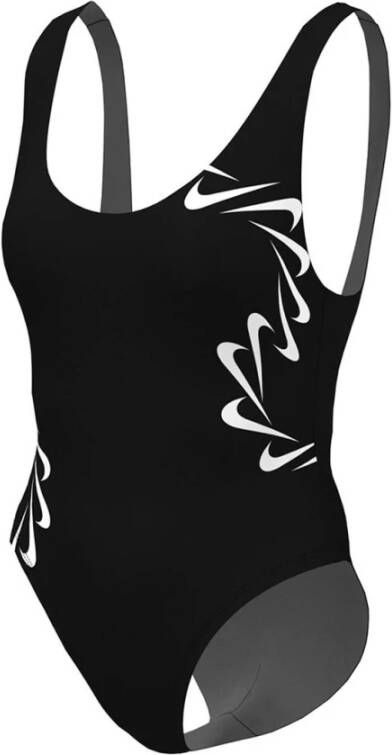 Nike Multi Logo U-Back Badpak Zwart Dames