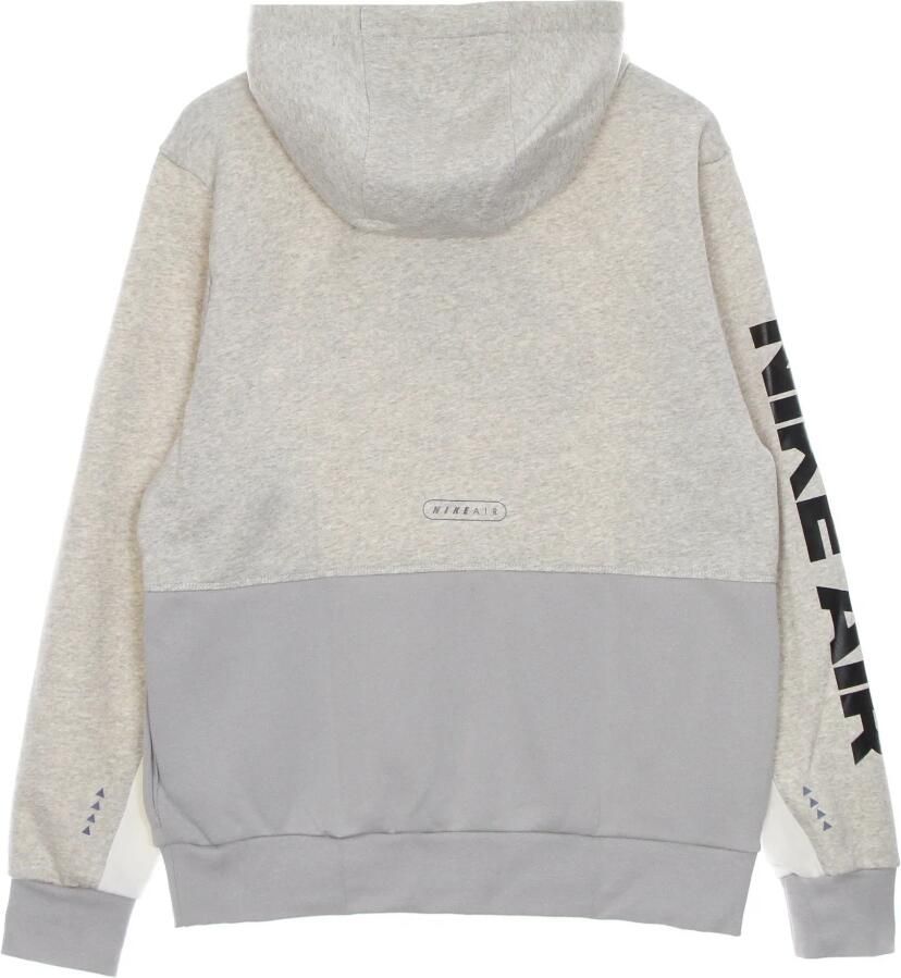 Nike Air Hoodie van geborstelde fleece voor heren Grijs - Foto 4