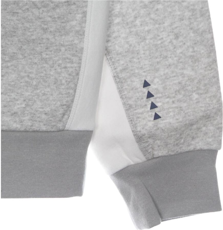 Nike Air Shirt met ronde hals van geborstelde fleece voor heren Grijs - Foto 3