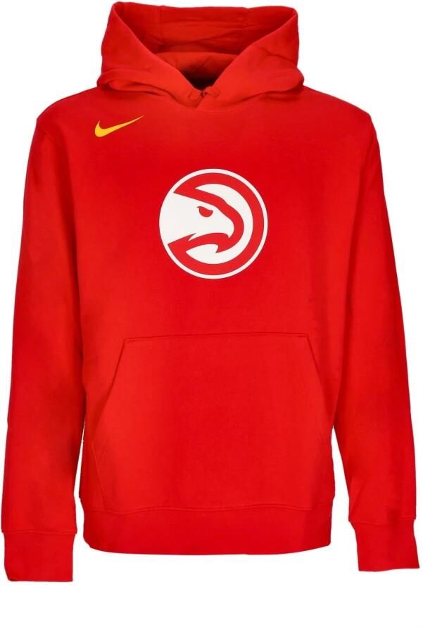 Nike Atlanta Hawks Club NBA-hoodie voor heren Rood