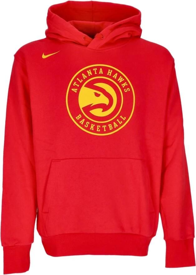 Nike Atlanta Hawks Essential NBA-fleecehoodie voor heren Rood