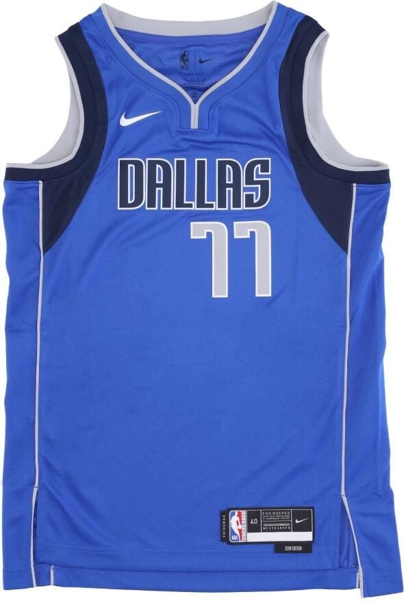 Nike Dallas Mavericks Icon Edition 2022 23 Dri-FIT Swingman NBA-jersey voor heren Blauw - Foto 5