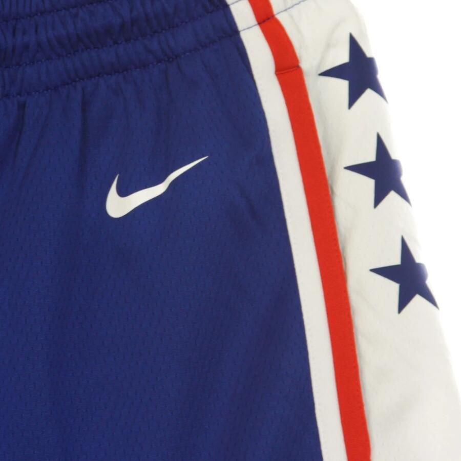 Nike Philadelphia 76ers Icon Edition Swingman NBA-herenshorts Blauw