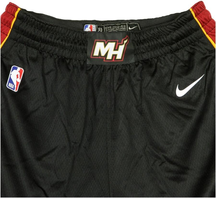 Nike Miami Heat Icon Edition Swingman NBA-herenshorts Zwart