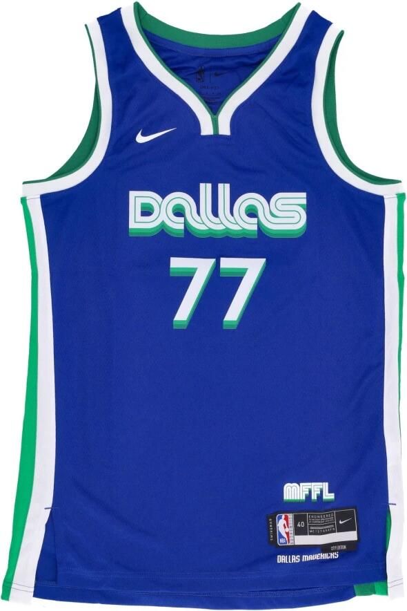Nike Luka Dončić Dallas Mavericks City Edition Swingman NBA-jersey met Dri-FIT Blauw