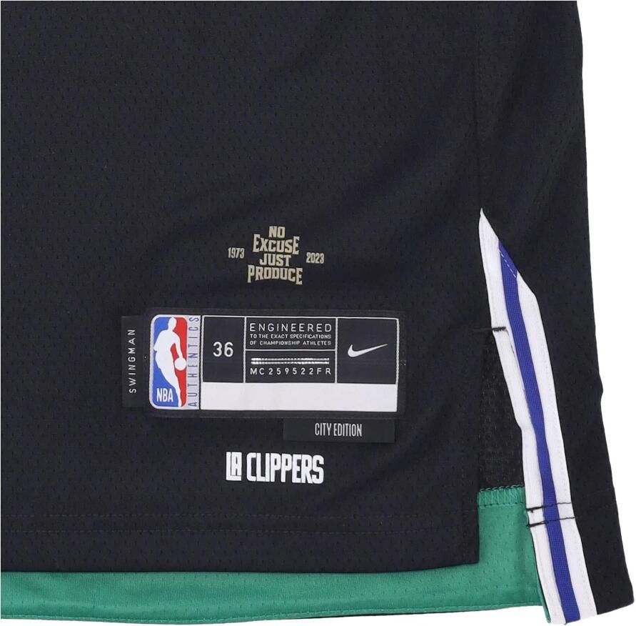 Nike Kawhi Leonard Los Angeles Clippers City Edition Swingman NBA-jersey met Dri-FIT Zwart