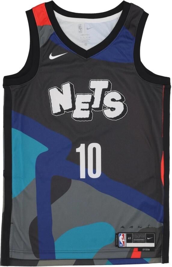 Nike Brooklyn Nets City Edition 2023 24 Dri-FIT Swingman NBA-jersey voor heren Zwart