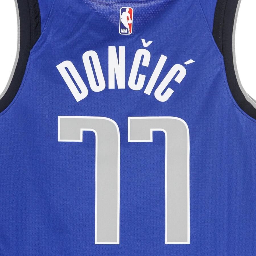 Nike Luka Dončić Mavericks Icon Edition 2020 Swingman NBA-jersey Blauw - Foto 2