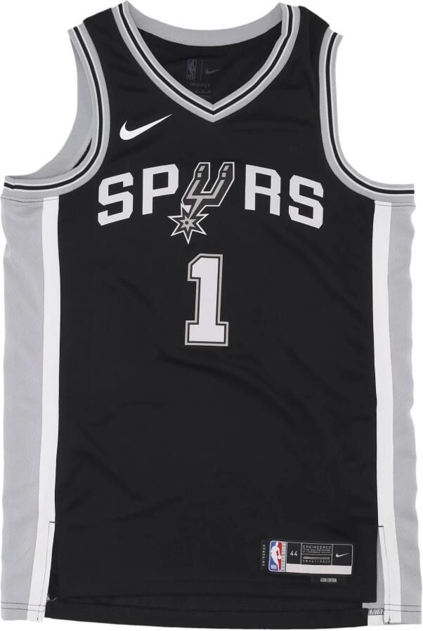 Nike San Antonio Spurs Icon Edition Dri-FIT Swingman NBA-jersey voor heren Zwart - Foto 4