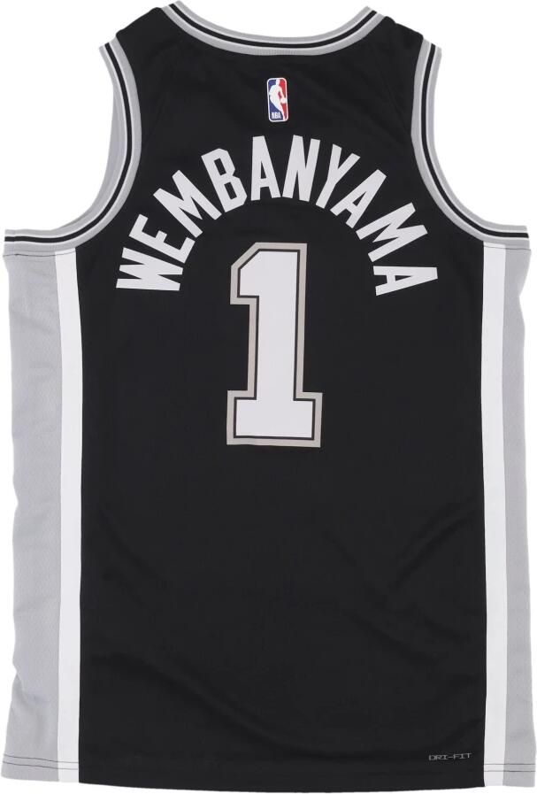 Nike San Antonio Spurs Icon Edition Dri-FIT Swingman NBA-jersey voor heren Zwart