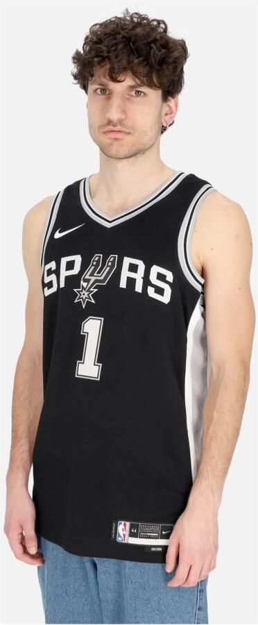 Nike San Antonio Spurs Icon Edition Dri-FIT Swingman NBA-jersey voor heren Zwart - Foto 2