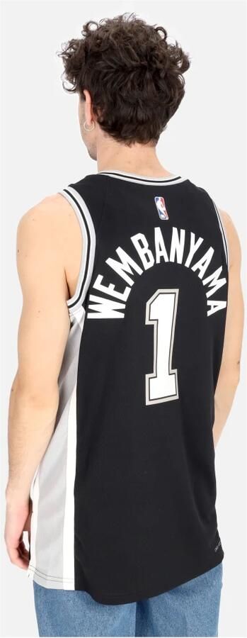 Nike San Antonio Spurs Icon Edition Dri-FIT Swingman NBA-jersey voor heren Zwart - Foto 3