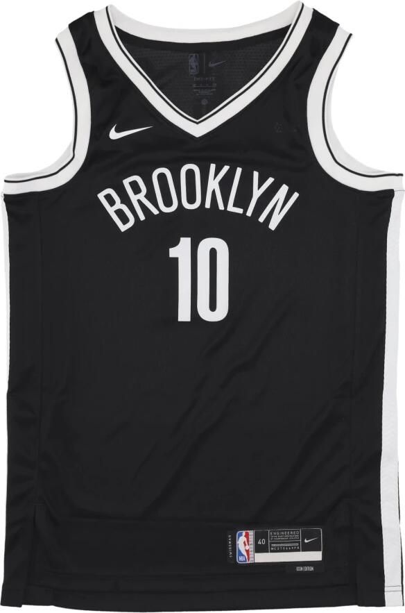 Nike Brooklyn Nets Icon Edition 2022 23 Dri-FIT Swingman NBA-jersey voor heren Zwart