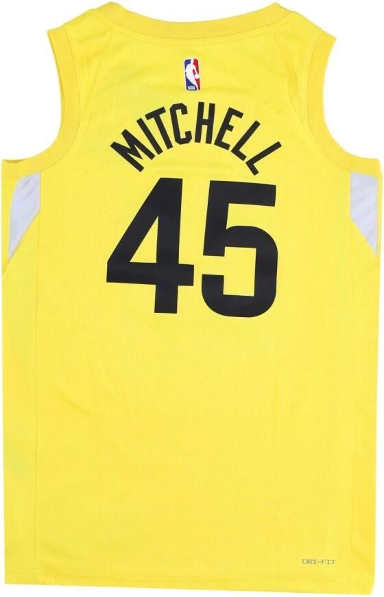 Nike Utah Jazz Icon Edition 2022 23 Dri-FIT Swingman NBA-jersey voor heren Geel - Foto 3